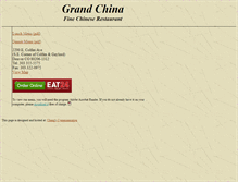Tablet Screenshot of grandchinadenver.com